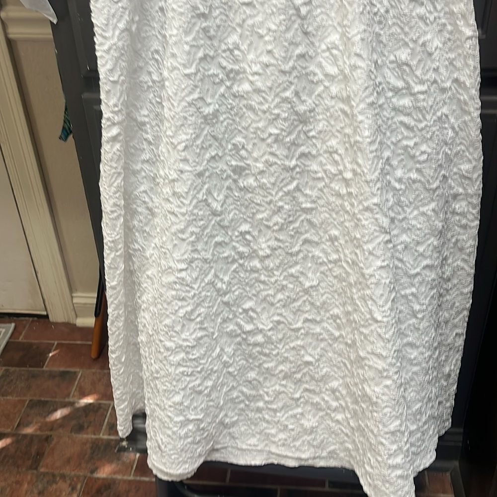 Solid White Dress Size Extra Large - image 2